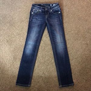 Girls Size 12 Miss Me Skinny Jeans.